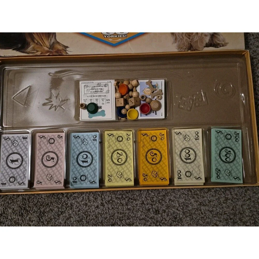 Late For the Sky: Yorkie-Opoly Monopoly Board Game Complete